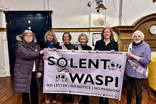 Liz Jarvis and Solent WASPI